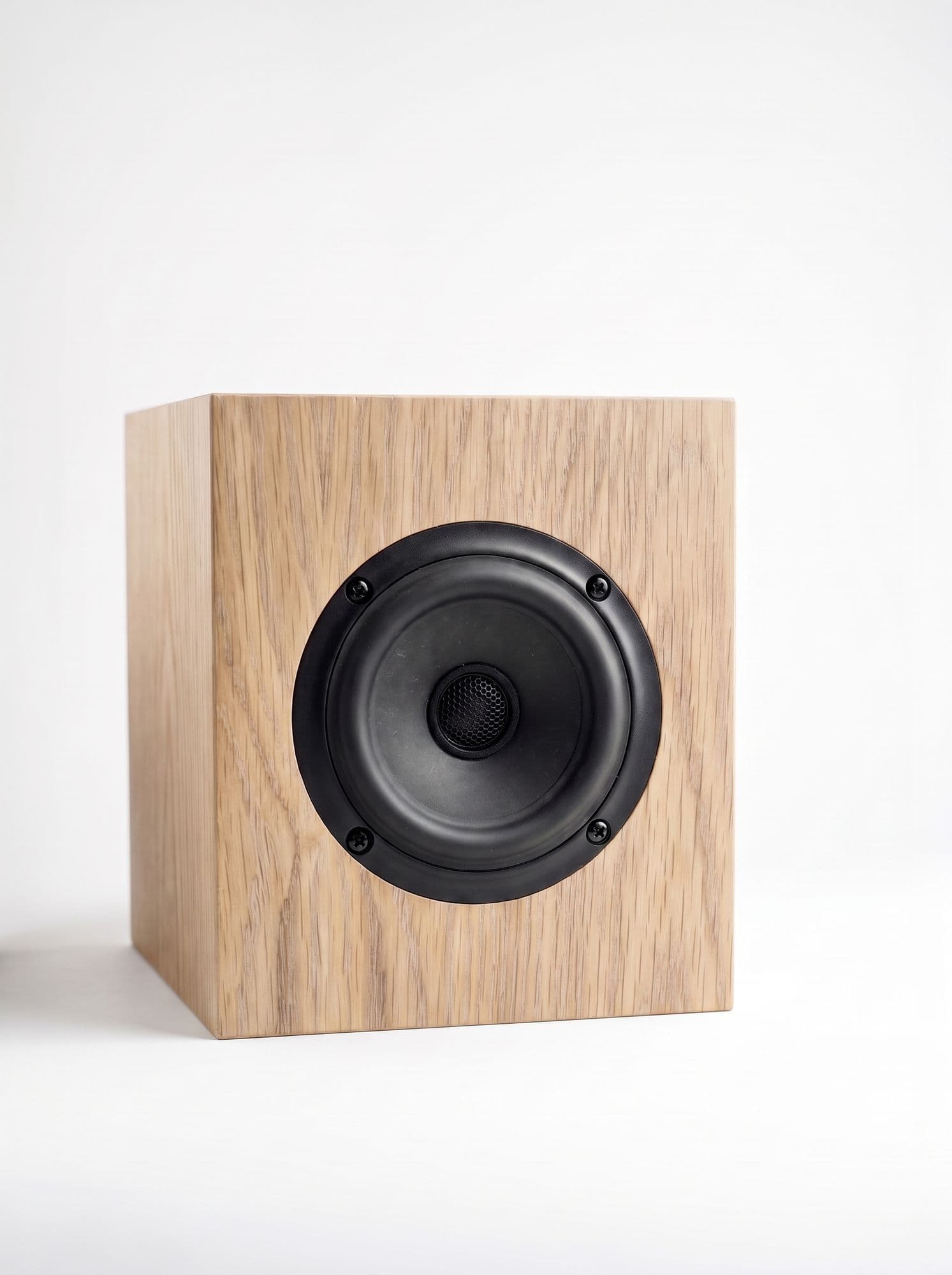 Cube, front, on white
