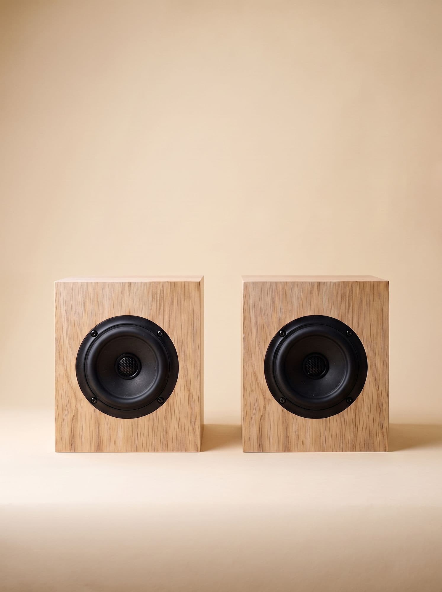 A matched pair of Cubes, studio